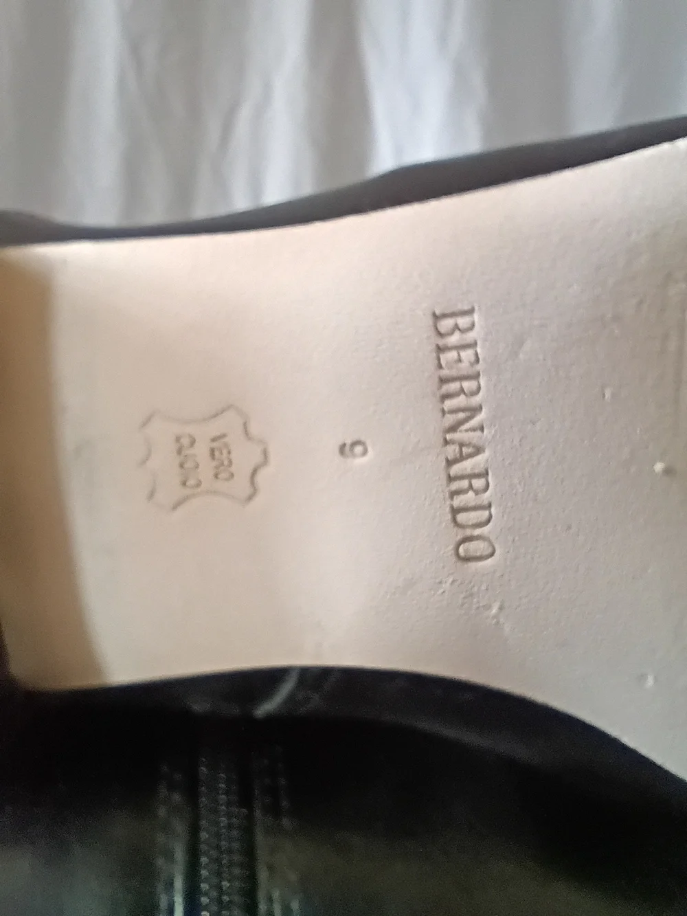 Bernardo Black Leather Riding Boots